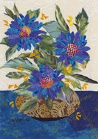 Blue Flowers Fine Art Print