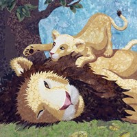 Afternoon Nap With Cub Fine Art Print