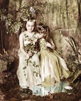 Fairies in Forest Fine Art Print