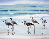 5 Birds Fine Art Print