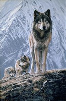 Crossing The Ridge Fine Art Print