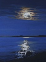 Moonlit Shore Fine Art Print