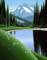 Apine Pond Fine Art Print