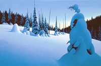 Snowy Dawn Fine Art Print