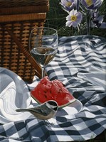 Checkered Cloth Fine Art Print