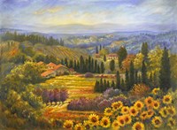 Tuscan Countryside Framed Print