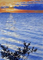 Sunset At Domogo Bay Fine Art Print