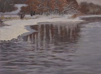 Huron River Cold Fine Art Print