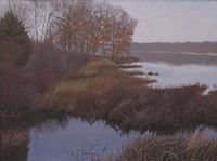 Nature Center Lake at Kensington Fine Art Print