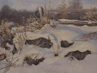 Snow Mounds Fine Art Print