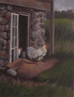 Top Rooster Fine Art Print