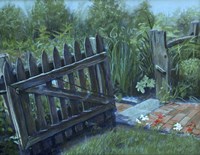 Fence Gate Fine Art Print