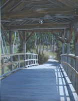 Plein Air Covered Bridge Fine Art Print