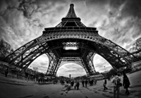 Eiffel Apocalypse B&W Fine Art Print