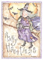 Happy Hauntings Witch Fine Art Print