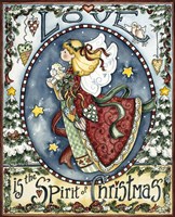 Love Is The Spirit Of Christmas Fine Art Print