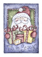 Tis the Season Santa Fine Art Print