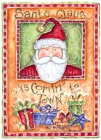 Santa Claus is Coming to Town Fine Art Print