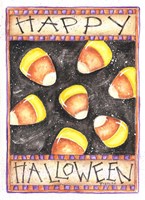 Happy Halloween Candy Corn Fine Art Print