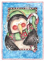 Christmas Penguin Fine Art Print