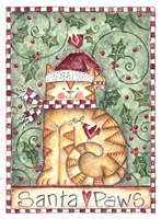 Santa Paws Fine Art Print