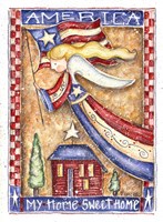 Patriotic Angel Fine Art Print