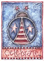 Celebrate Patriotic Ladybug Fine Art Print