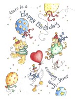 Happy B-Day Coming Your Way Fine Art Print