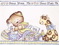 Jesus Loves Me 2 Fine Art Print