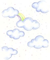 Blue Clouds Fine Art Print