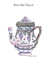 Bird Nest Teapot Fine Art Print