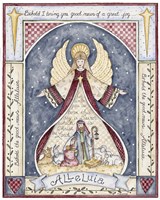 Alleluia Angel Nativity Fine Art Print