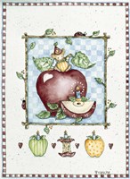 Mouse With Apple Fine Art Print