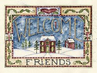 Welcome Friends - Christmas Fine Art Print