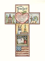 Teacher Cross Fine Art Print