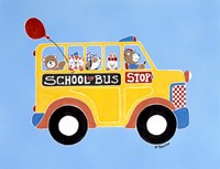 Off To School Fine Art Print