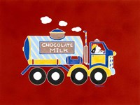 Chocolate Milk Truck Fine Art Print