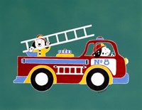 No. 8 Fire Truck Fine Art Print