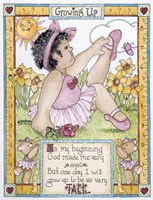Growing Up - Girl Fine Art Print