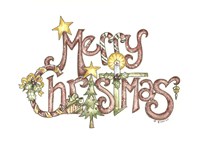 Merry Christmas Fine Art Print
