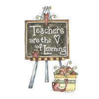 Chalkboard Easel Fine Art Print