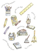 School Pattern Fine Art Print