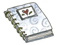 School Spiral Notebook Fine Art Print