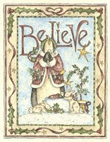 Believe Penguin Fine Art Print