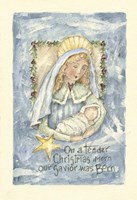 On A Tender Christmas Morn Fine Art Print