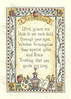 Teacher's Prayer 2 Fine Art Print