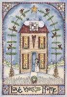 Love Warms Our Home Fine Art Print
