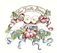 Two Turtle Doves Fine Art Print