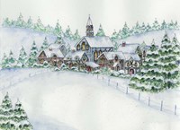 Country Setting Winter Fine Art Print