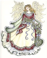 Angel With Candle Fine Art Print